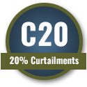 C20 - 20% Curtailments